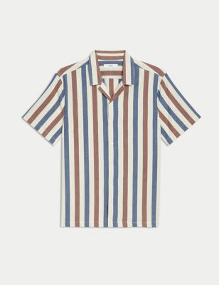 Men's Classic Fit Striped Seersucker Shirt, Polo Ralph Lauren