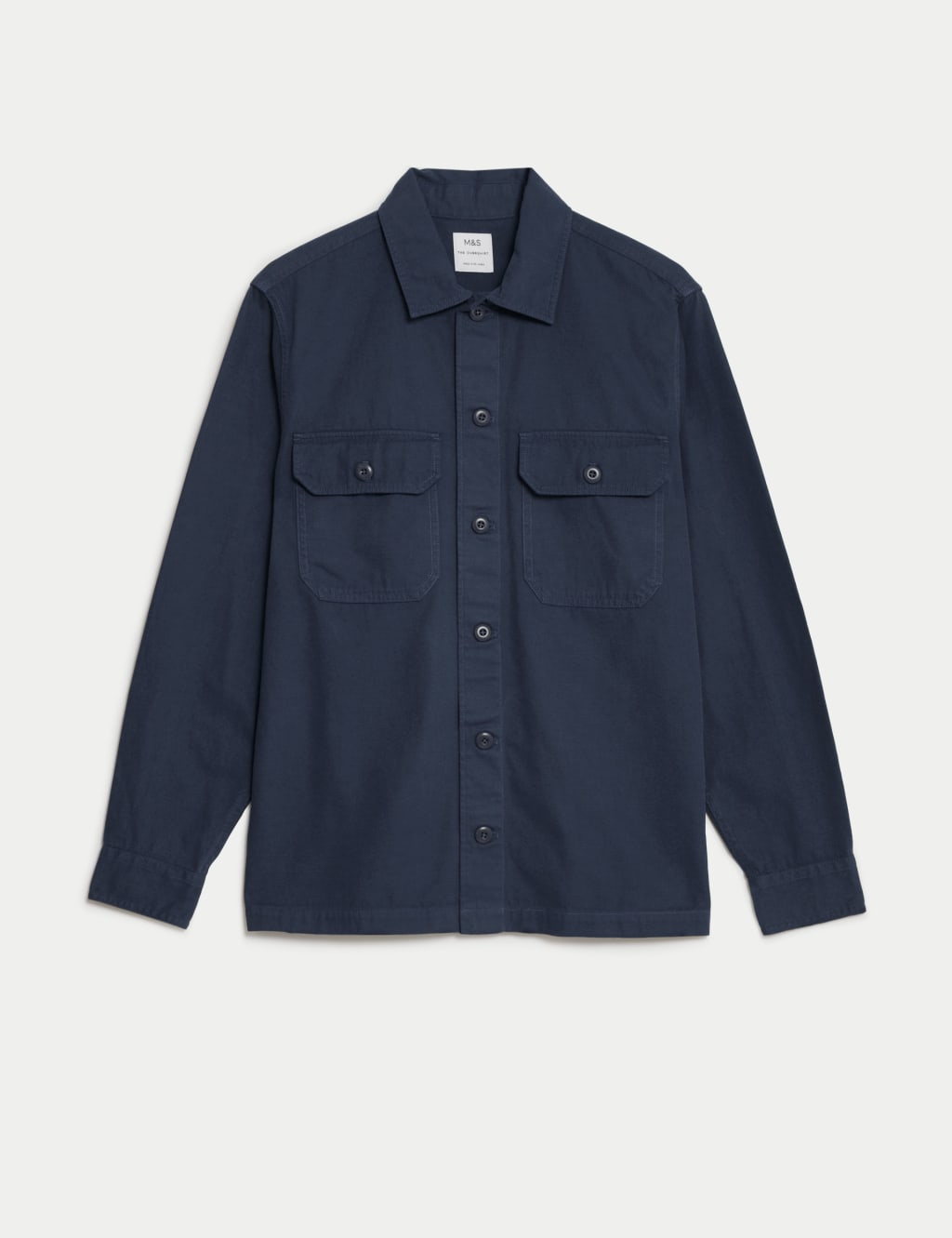 Pure Cotton Utility Overshirt image 2