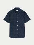Easy Iron Pure Cotton Print Oxford Shirt