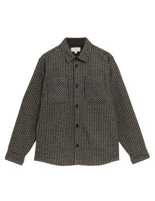 

Autograph Cubrecamisa de cuadros con lanaMens - Neutral, Neutral