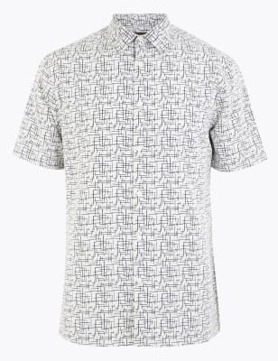 m&s mens summer shirts