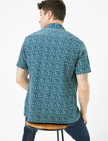 Geometric Print Shirt