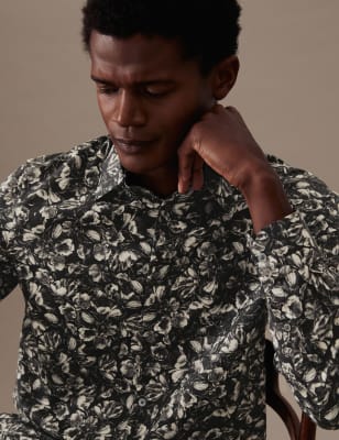 H&m mens outlet floral shirt