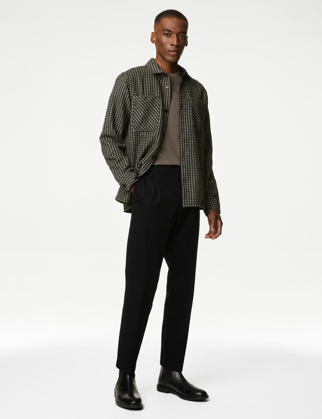 Check Overshirt with Wool image 3