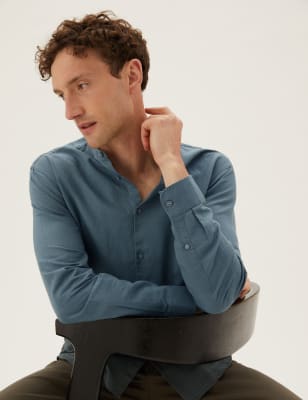 m&s mens summer shirts