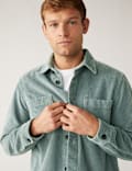 Pure Cotton Corduroy Overshirt