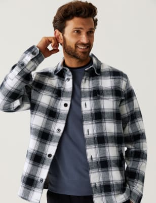 79%OFF!】 HUMAN MADE Checked Overshirt Green XL