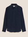 Levi's sunset 1 pocket standard fit stripe shirt in blue white