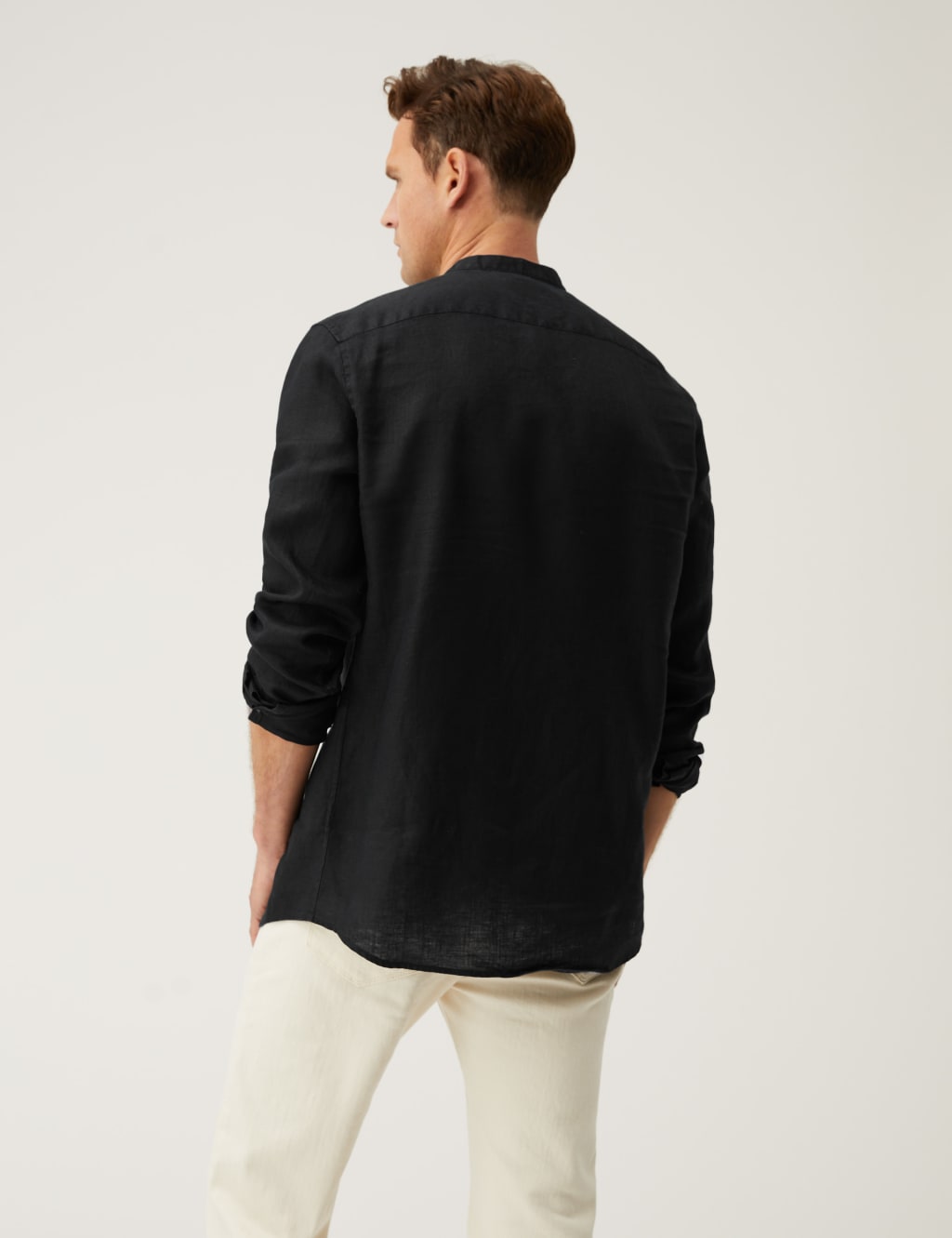 Pure Linen Grandad Shirt image 3