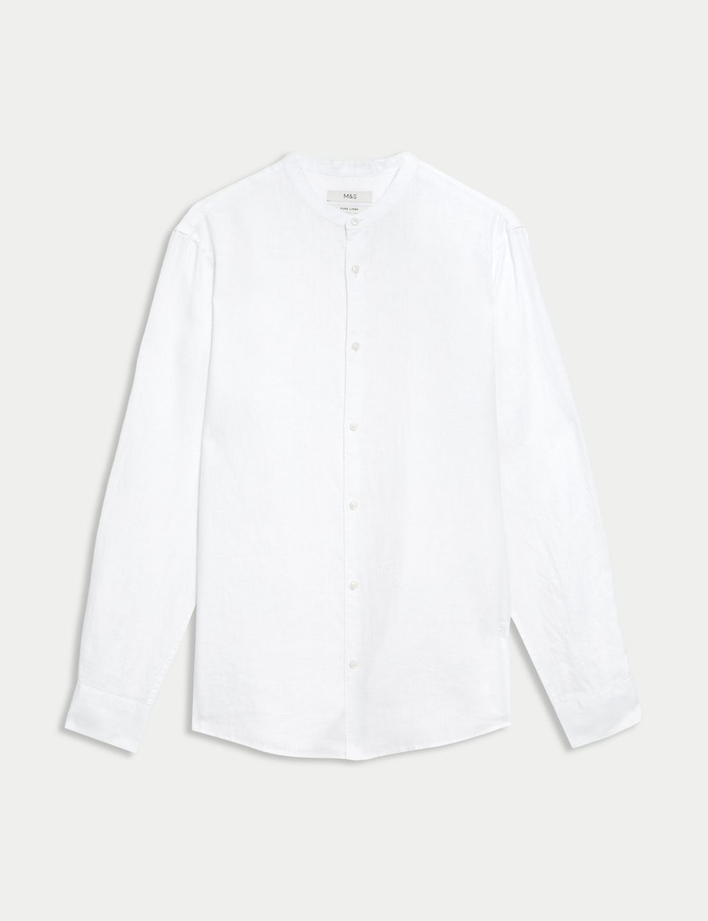 Men’s Casual Grandad-Collar Shirts | M&S