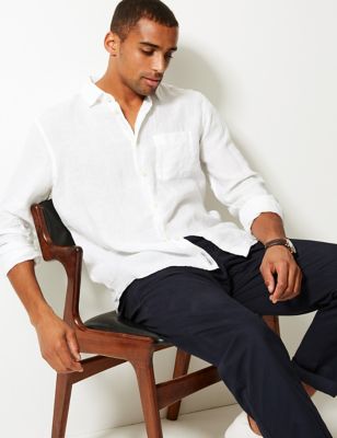Mens Linen Clothing - Shirts, Trousers & Suits For Men | M&S