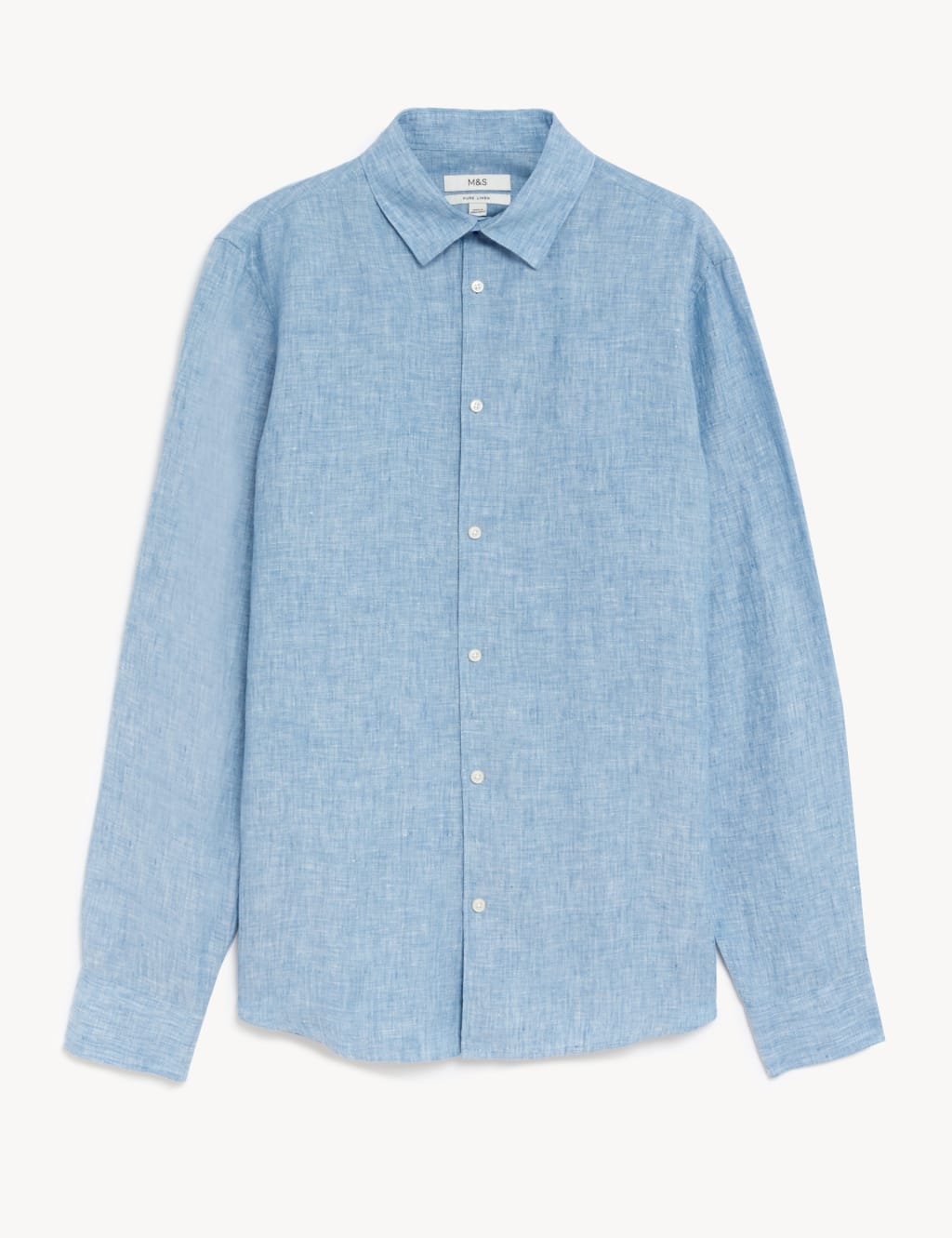 Longer Length Pure Linen Shirt image 1