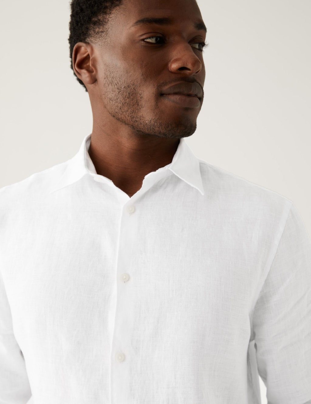 Longer Length Pure Linen Shirt image 2