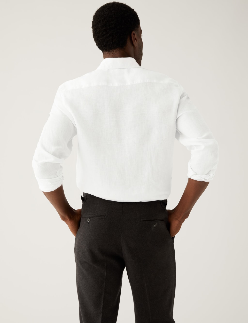 Longer Length Pure Linen Shirt image 3
