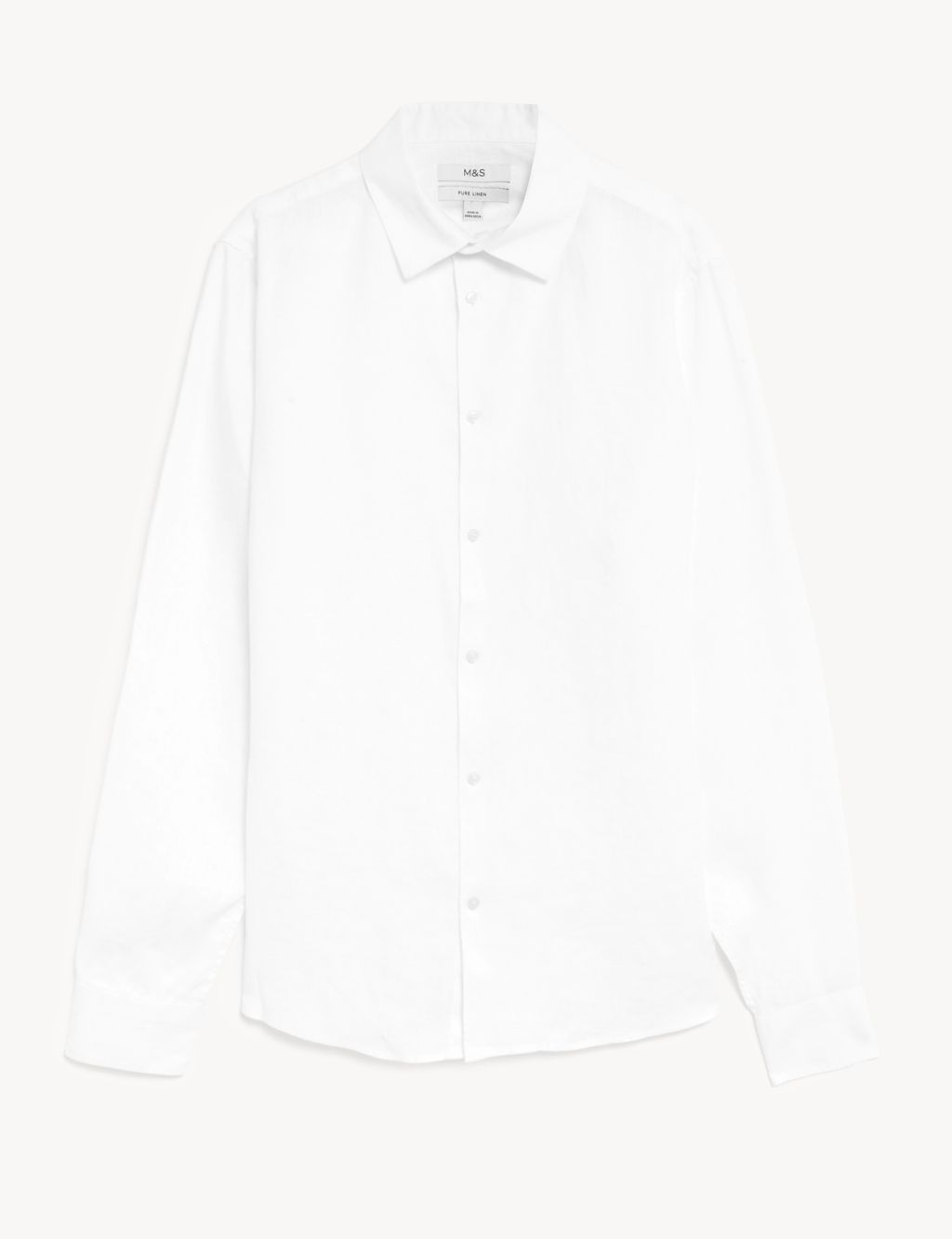 Longer Length Pure Linen Shirt image 1