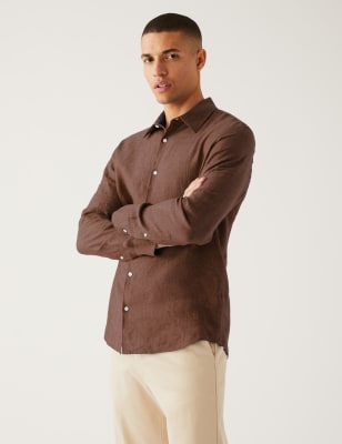 Pure Linen Regular Fit Shirt