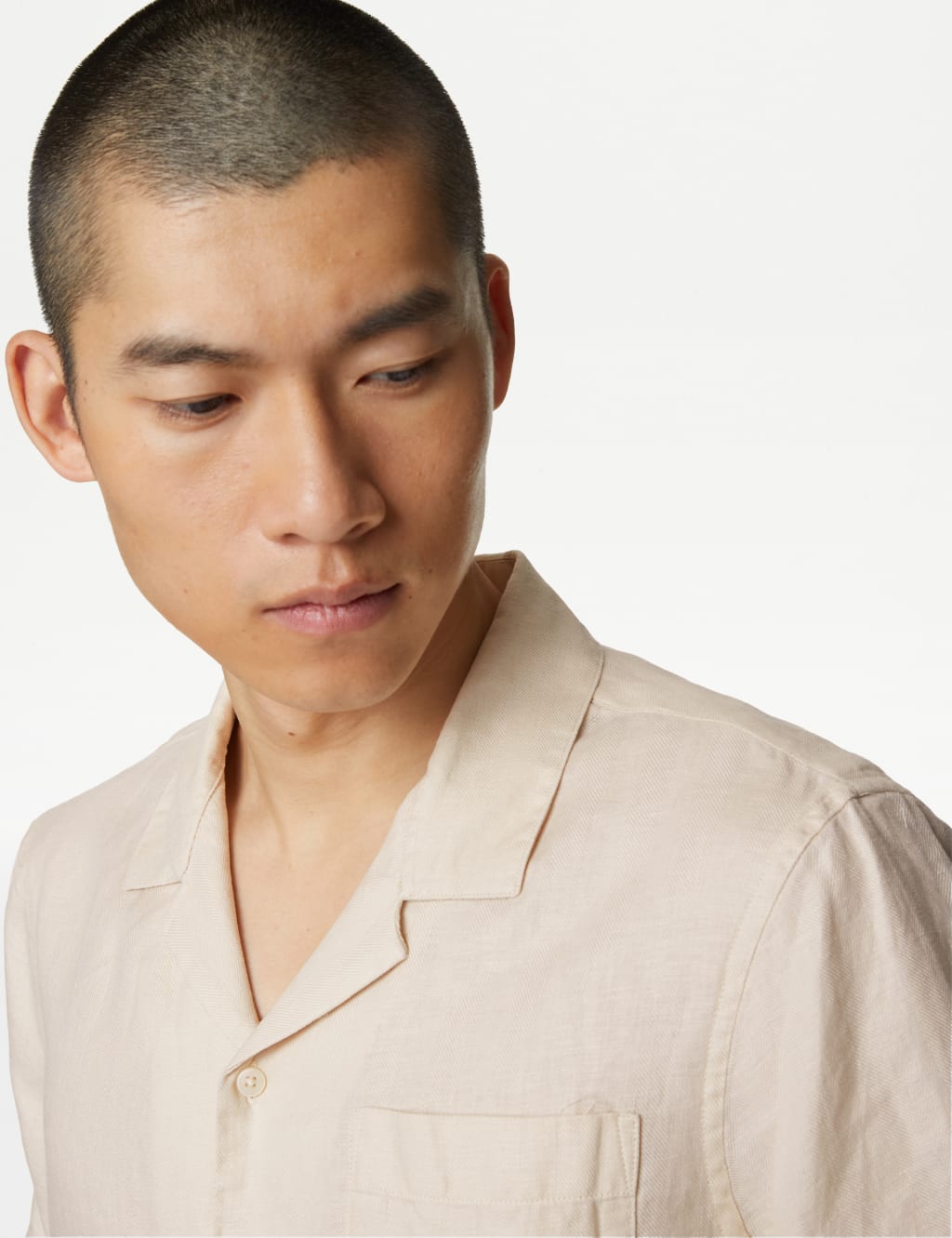 Men’s Revere Collar Shirts | M&S