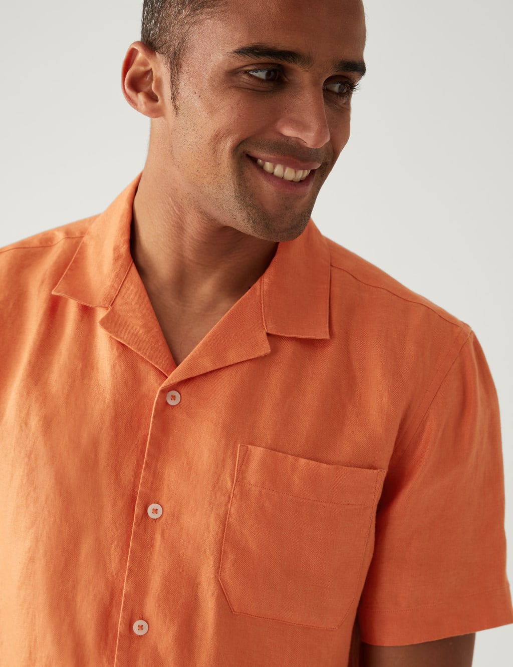 Pure Linen Revere shirt image 3
