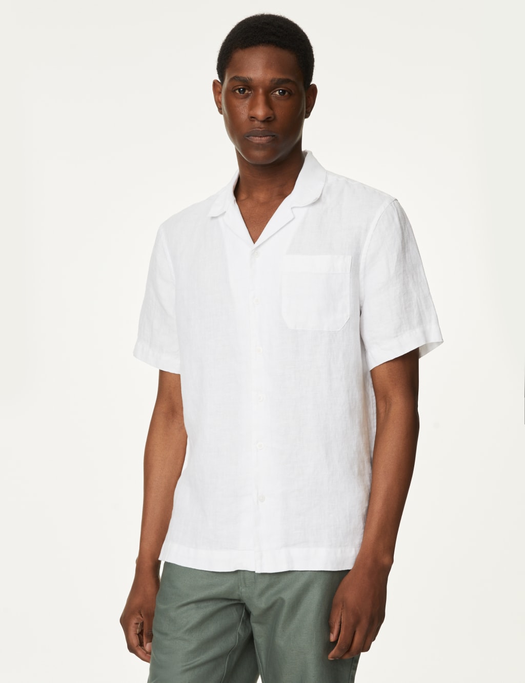 Pure Linen Revere shirt image 3