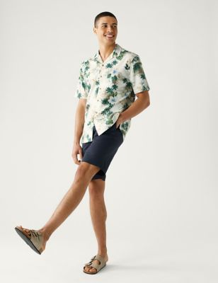 Louis Vuitton LV Brown Hawaii Shirt Shorts Set Luxury Beach