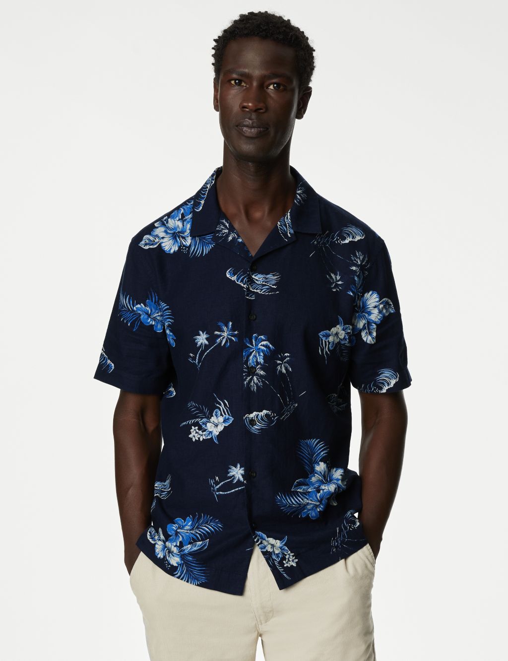 Linen Rich Hawaiian Shirt image 4