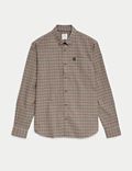 Καρό πουκάμισο από 100% βαμβακερό ύφασμα oxford με εύκολο σιδέρωμα