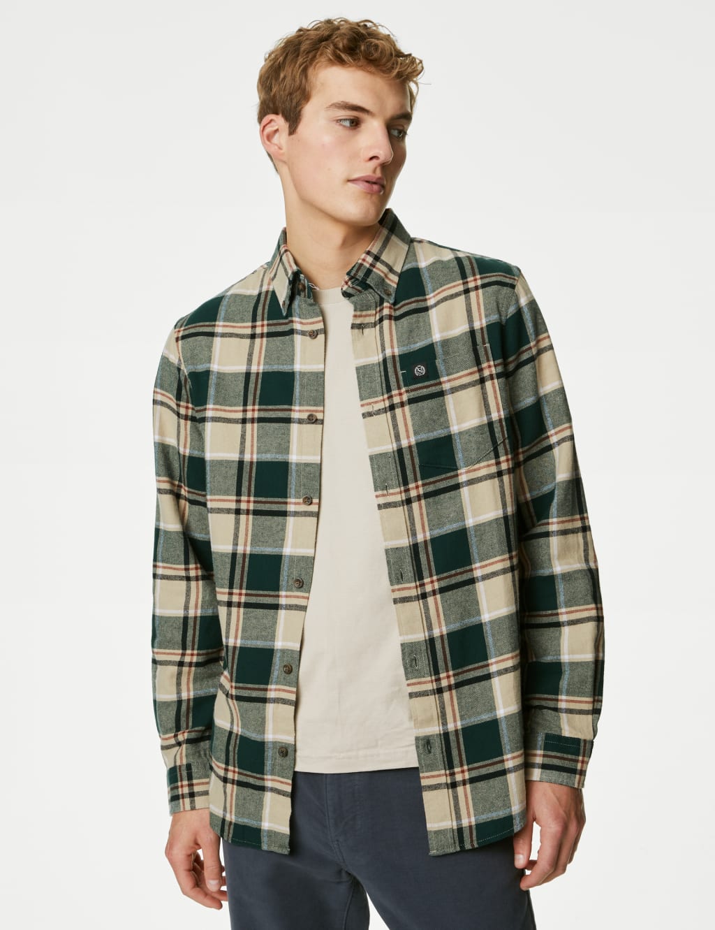 Pure Cotton Flannel Shirt image 3