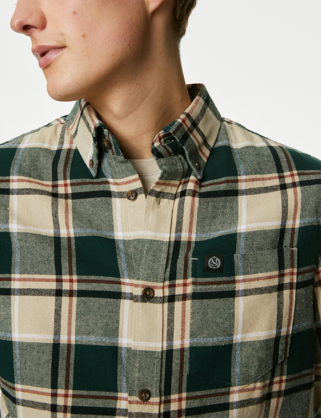 Pure Cotton Flannel Shirt image 4