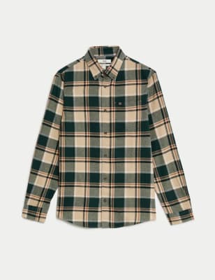 Pure Cotton Flannel Shirt