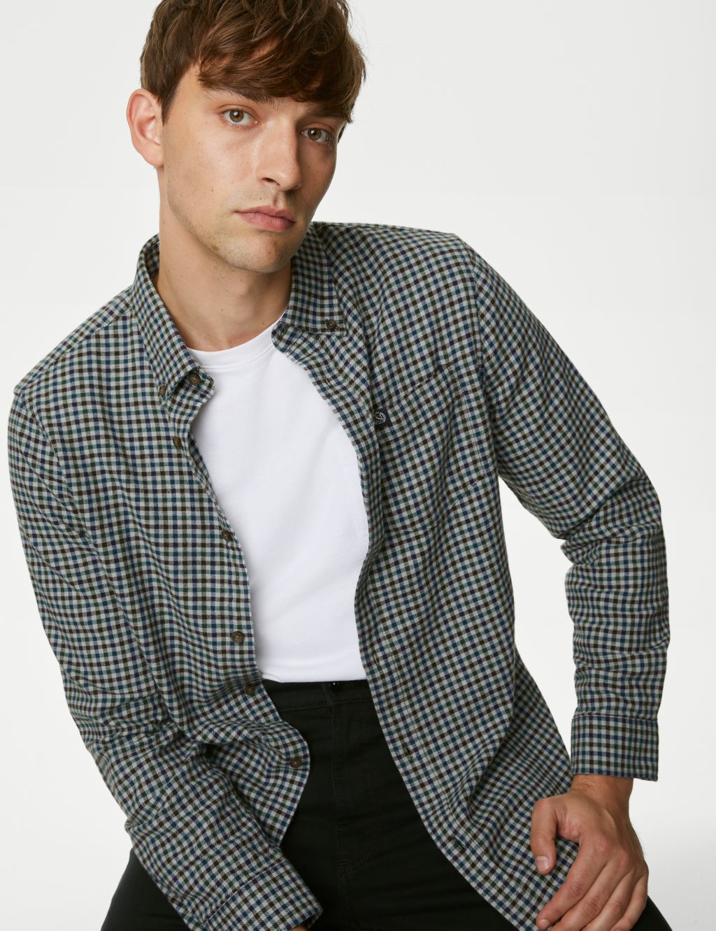 Pure Cotton Flannel Shirt image 1