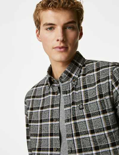 Pure Cotton Flannel Shirt