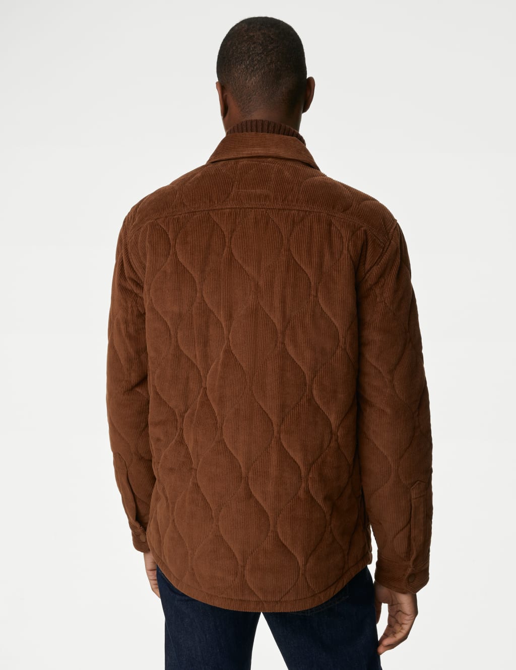 Corduroy Quilt Lined Overshirt image 5