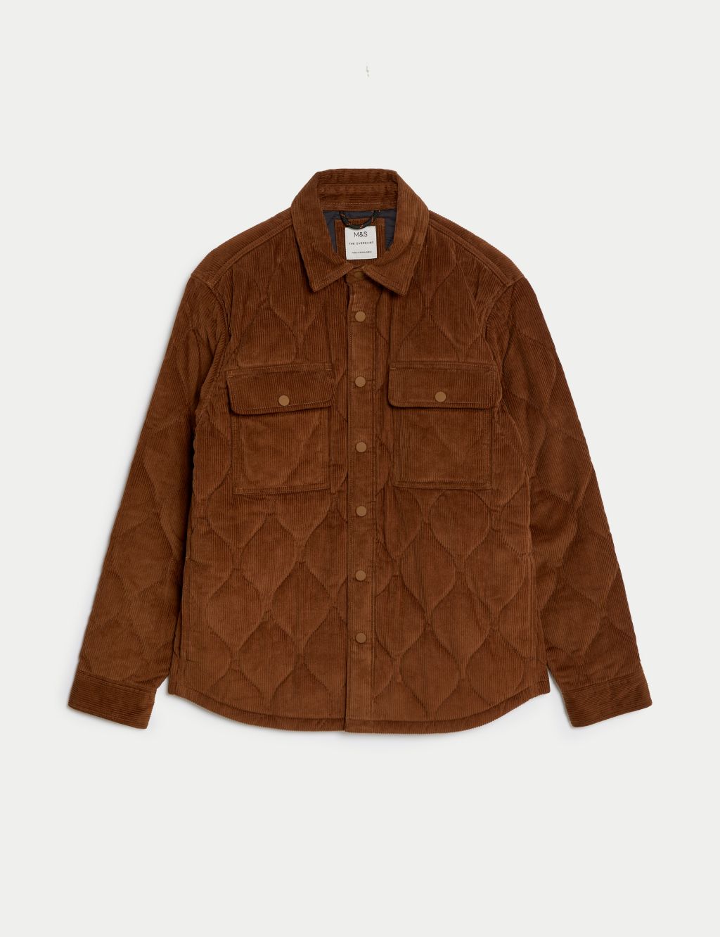 Corduroy Quilt Lined Overshirt image 2