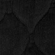 Corduroy Quilt Lined Overshirt - black