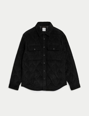 Corduroy Quilt Lined Overshirt