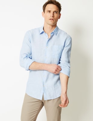 Pure Linen Striped Shirt