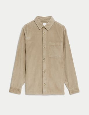 Pure Cotton Corduroy Overshirt