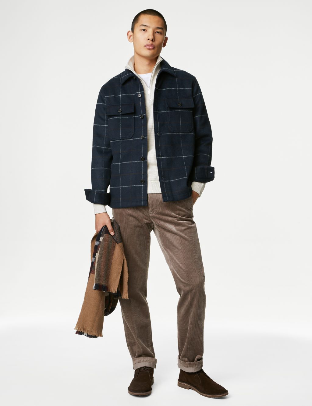 Double Faced Check Overshirt image 1