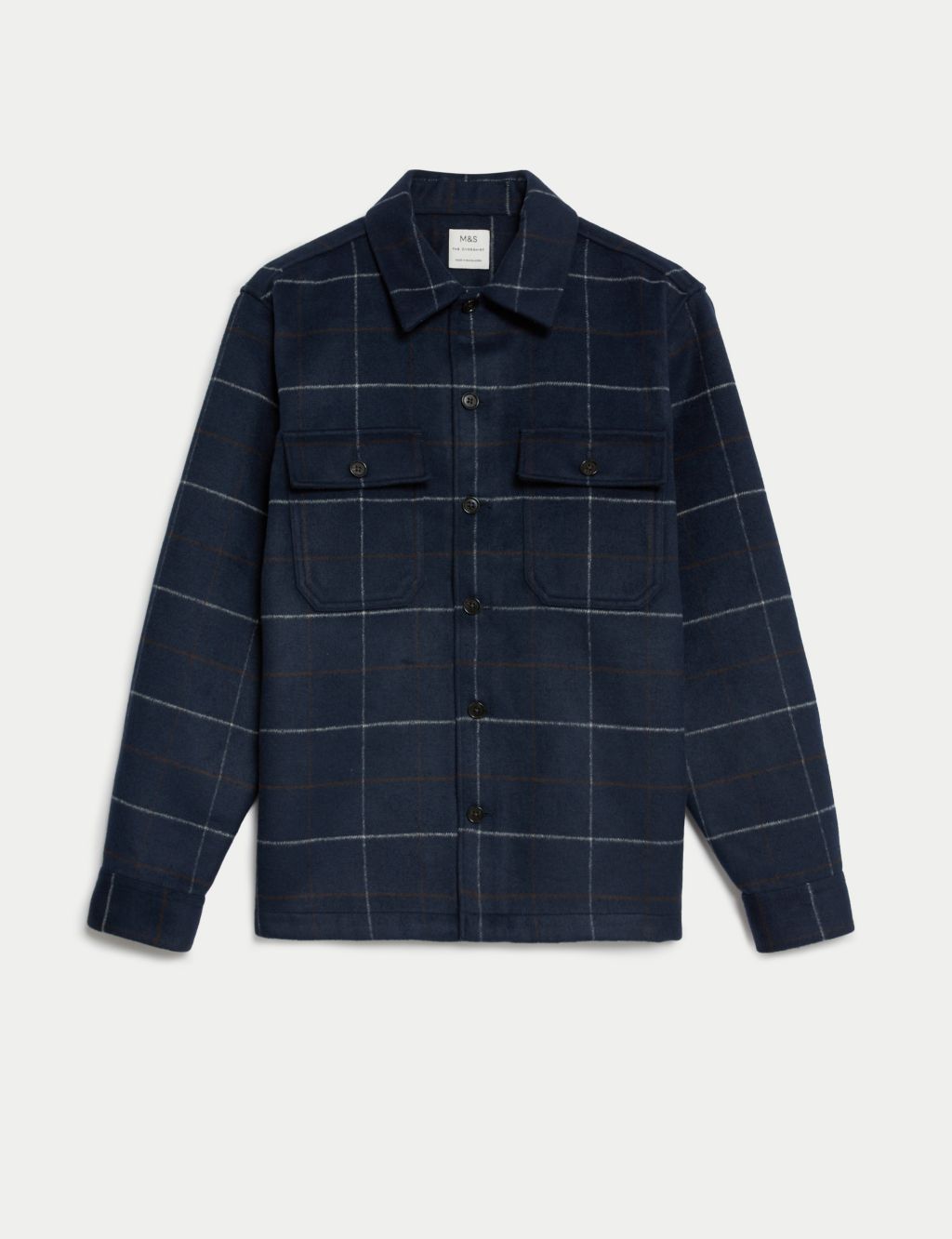 Double Faced Check Overshirt image 2
