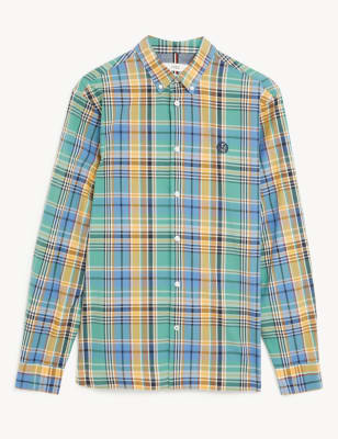 Pure Cotton Check Shirt