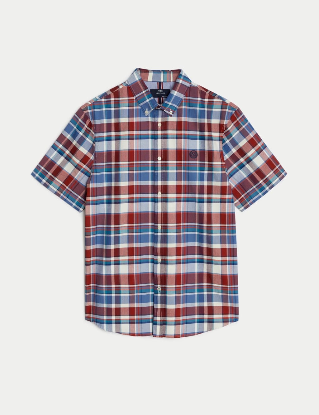 Pure Cotton Check Oxford Shirt image 2