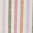 Easy Iron Cotton Linen Blend Striped Shirt - pinkmix