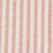 Easy Iron Cotton Linen Blend Striped Shirt - redmix