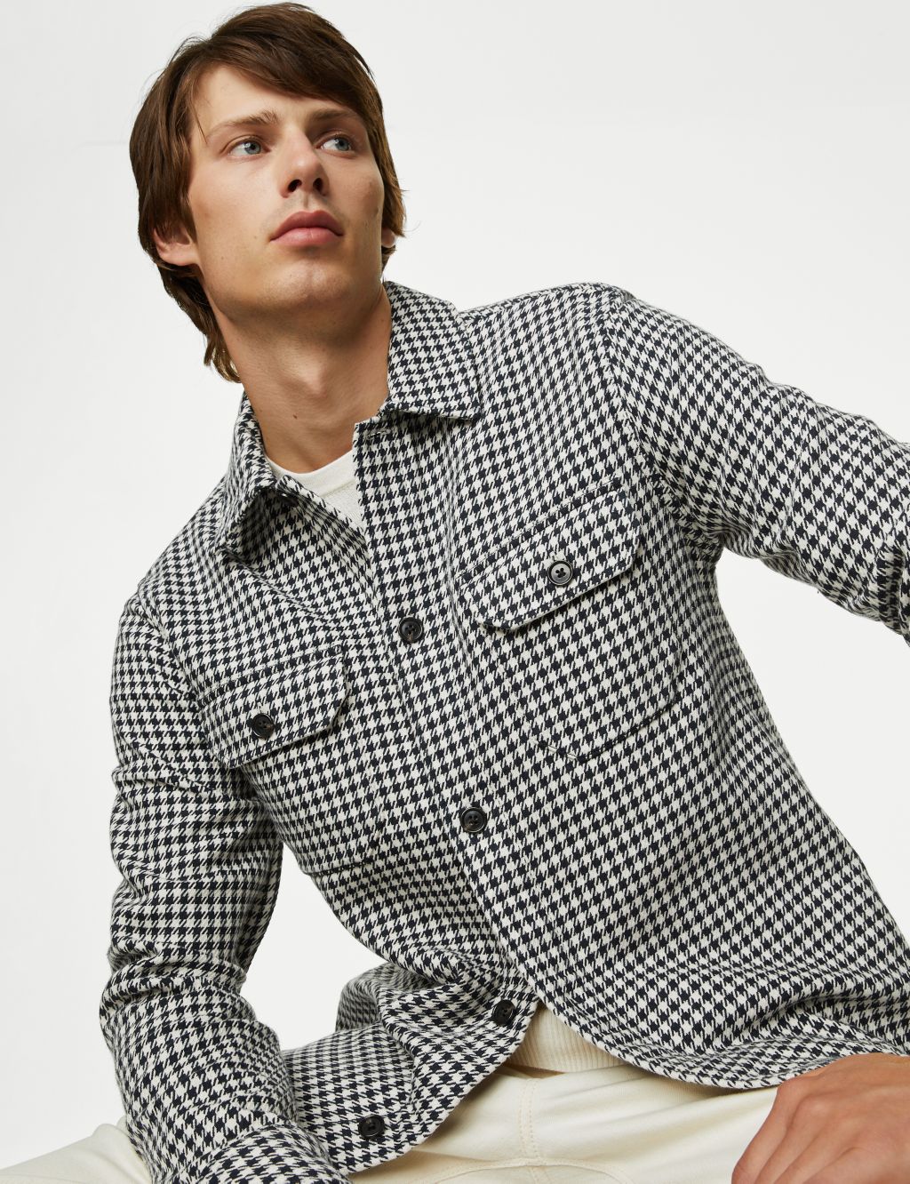 Cotton Rich Double Faced Overshirt image 1