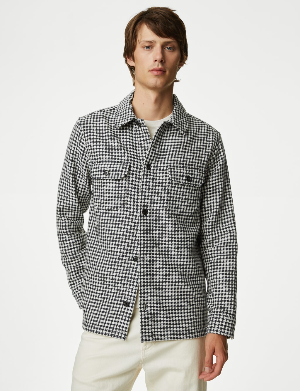 Cotton Rich Double Faced Overshirt image 3