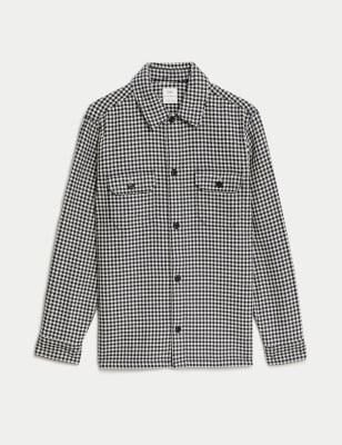Cotton Rich Double Faced Overshirt