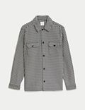 Cotton Rich Double Faced Overshirt