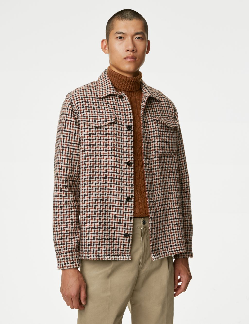 Cotton Rich Double Faced Overshirt image 3