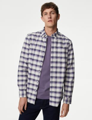 Pure Cotton Check Shirt