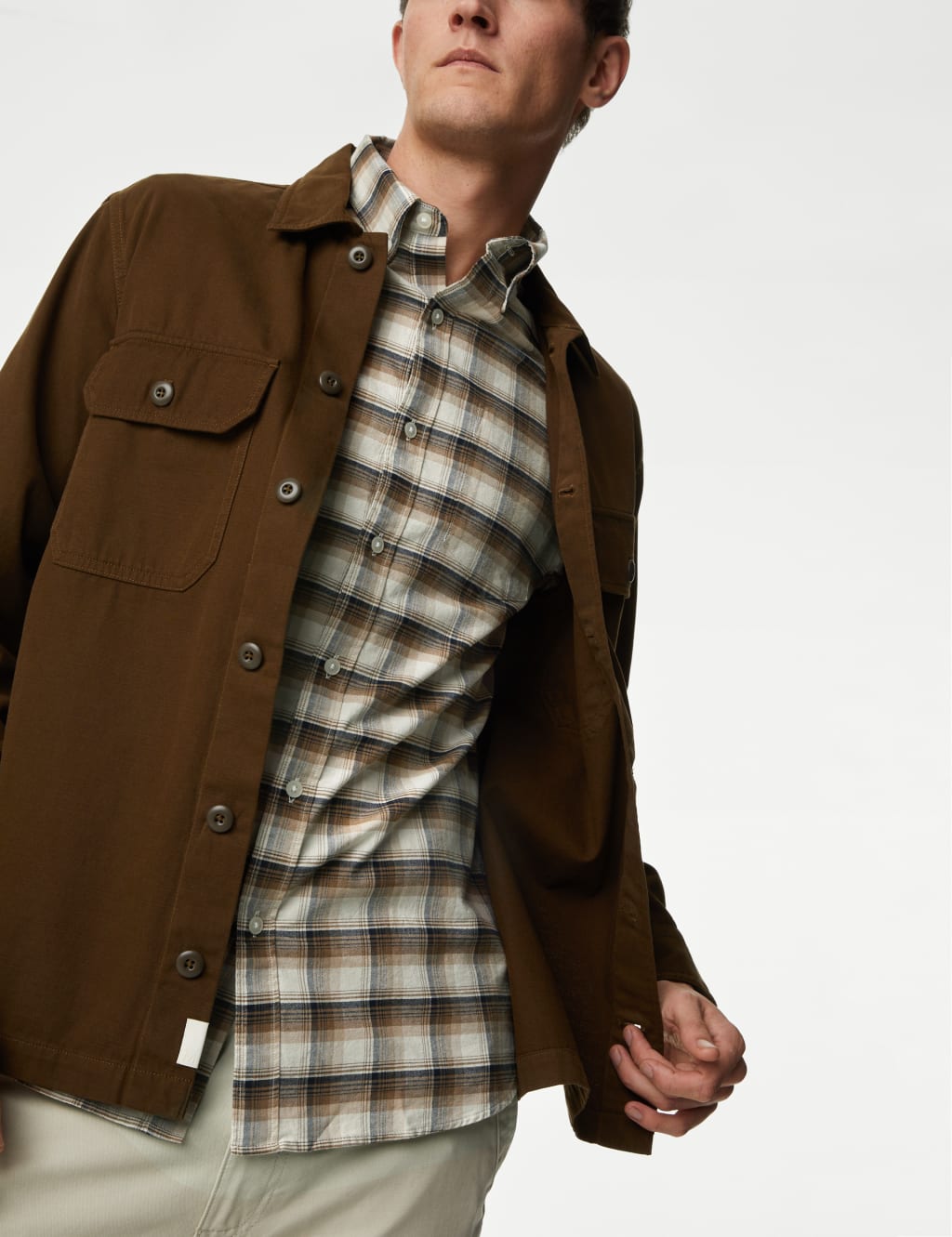 M&s casual shirts on sale
